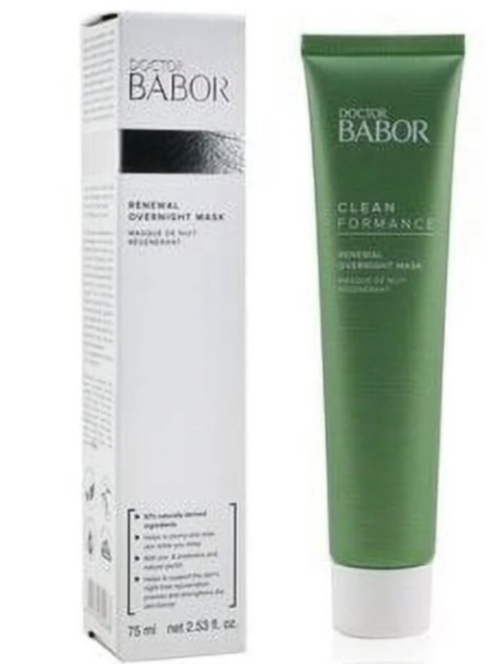 Doctor Babor Cleanformance Renewal Overnight Face Mask 75 ml NEW! FULL SIZE!